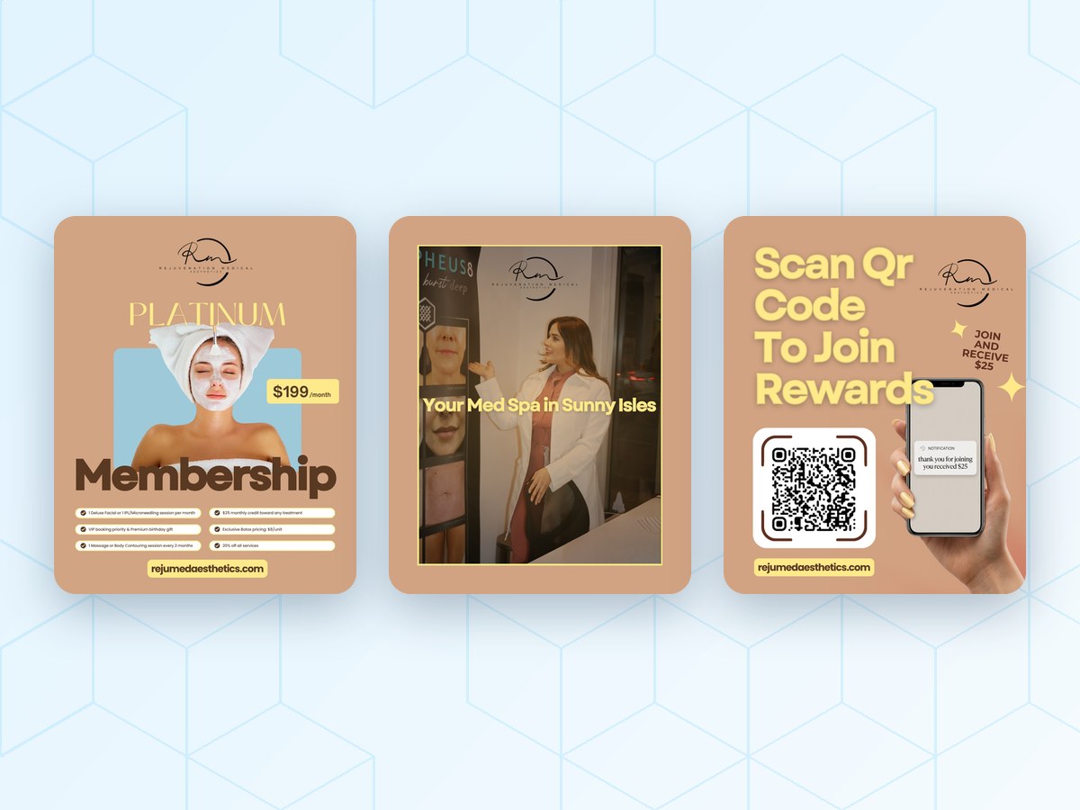 Rejuvenation Medical Aesthetics social graphics